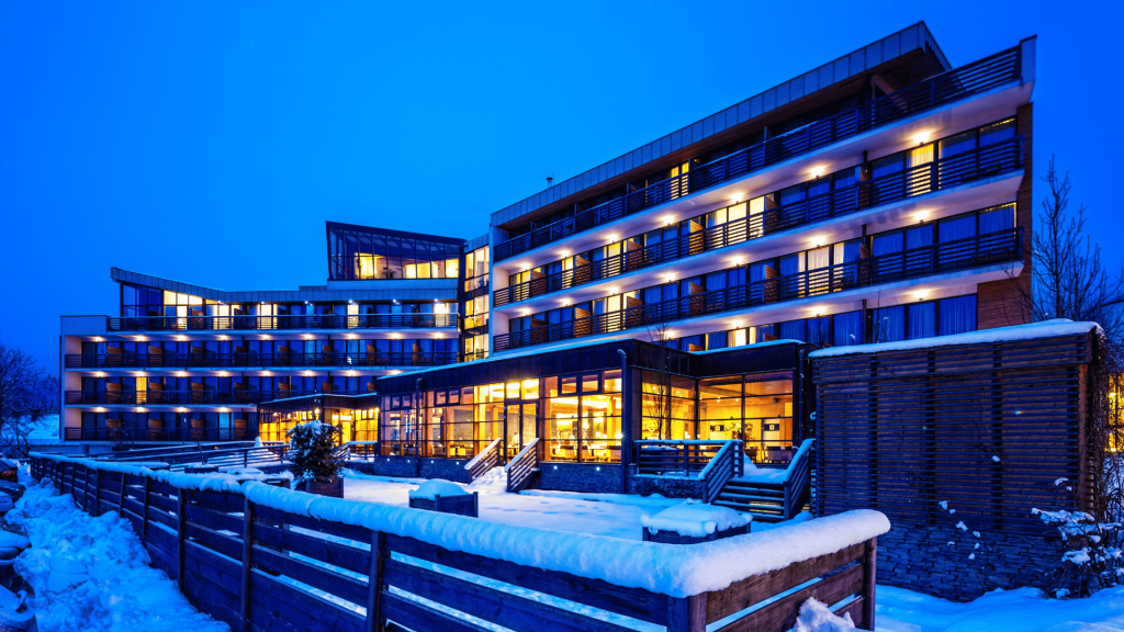 Luxury suite view outside a top-rated casino hotel